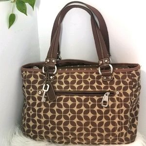 💥PRICE DROP💥FOSSIL Signature Canvas bag